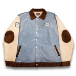 Varsity Full Button/Zip-up Corduroy Jacket